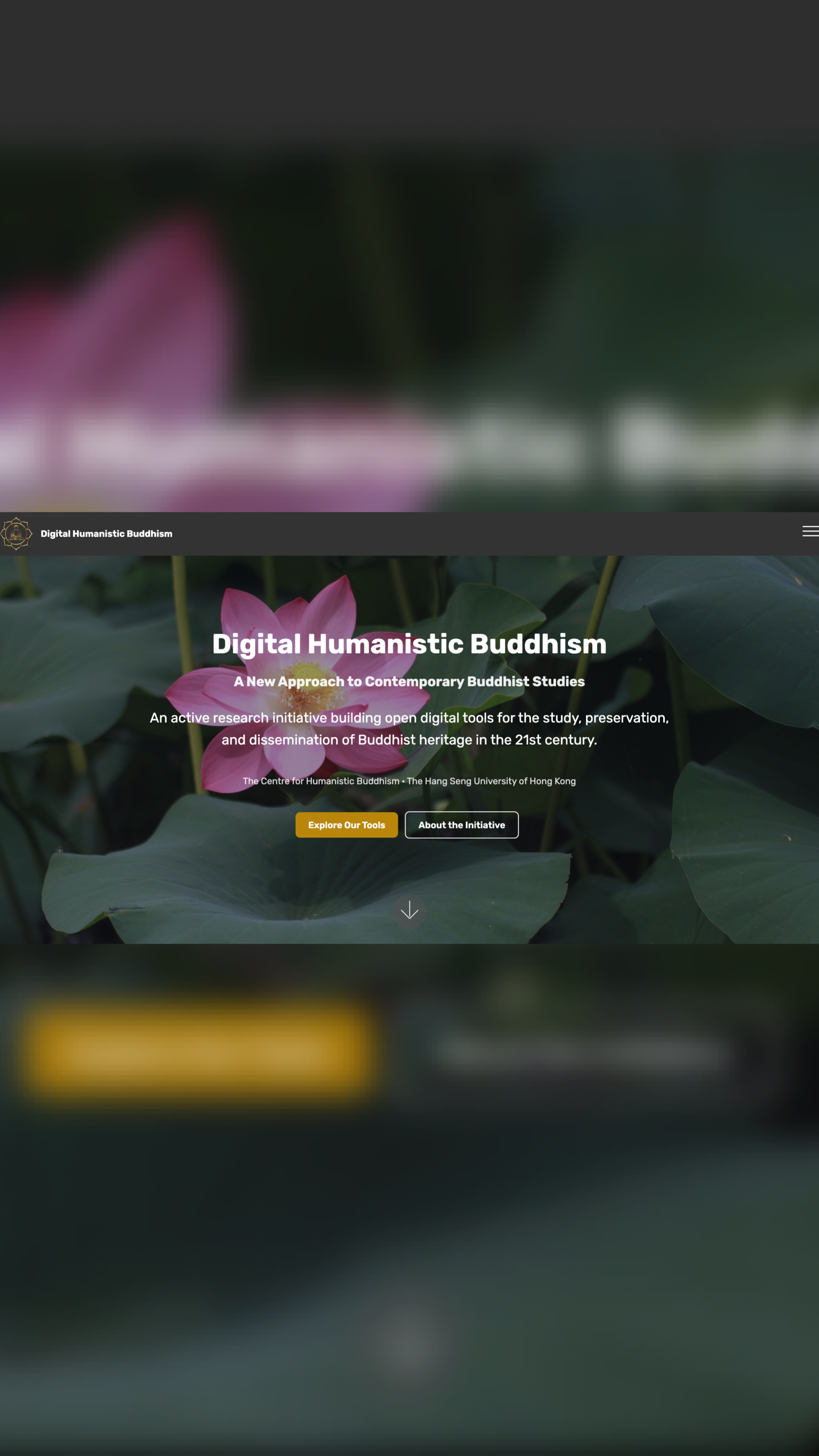 Digital Humanities × Buddhism platform launched by RCTBT and the Centre for Humanistic Buddhism at HSUHK